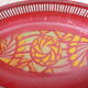 Metal panière painted art deco era