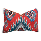 Vintage Berber Kilim cushion cover: Moroccan wool cushion