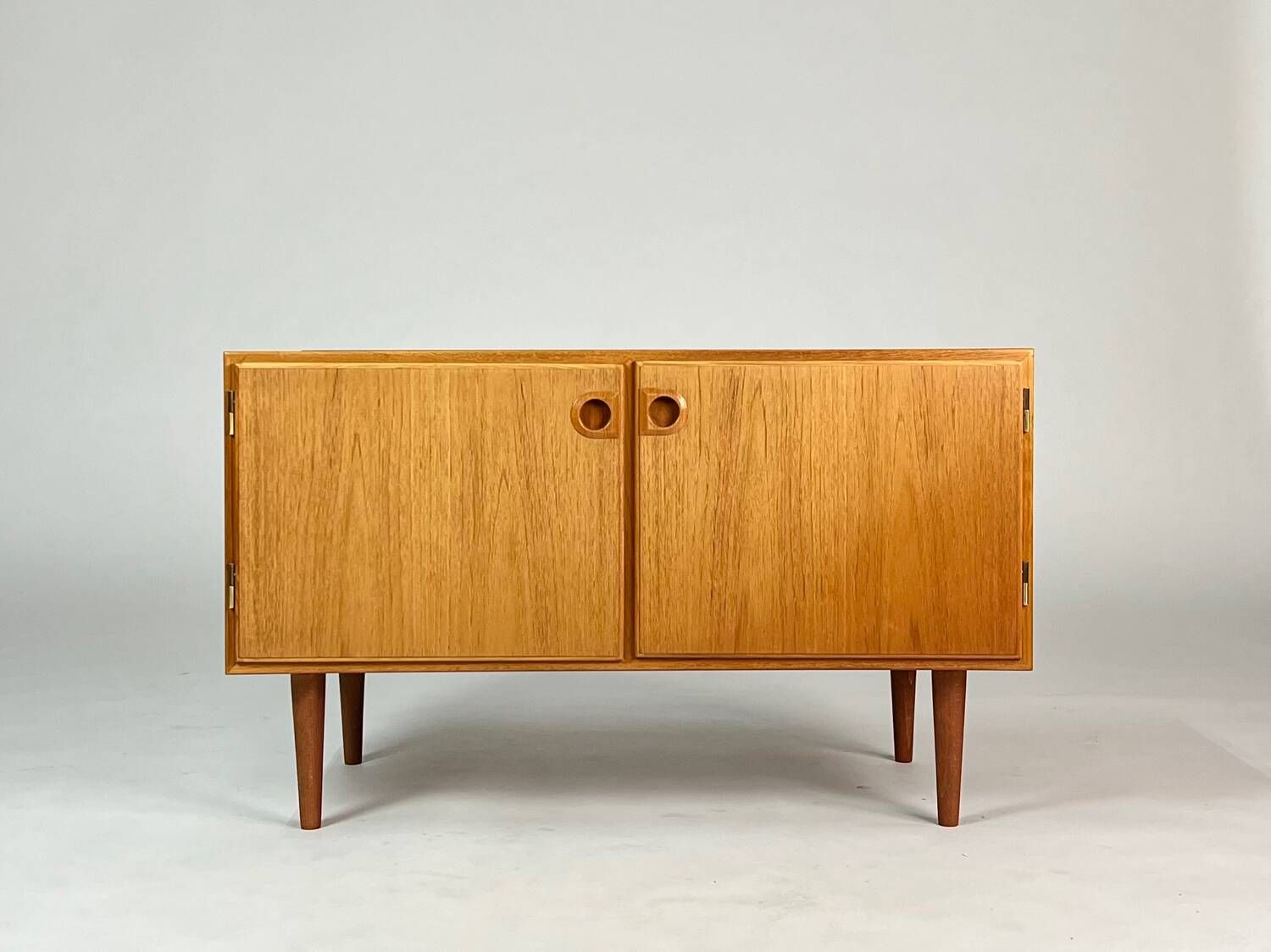Danish teak lowboard chest of drawers TV HiFi sideboard vintage 70s