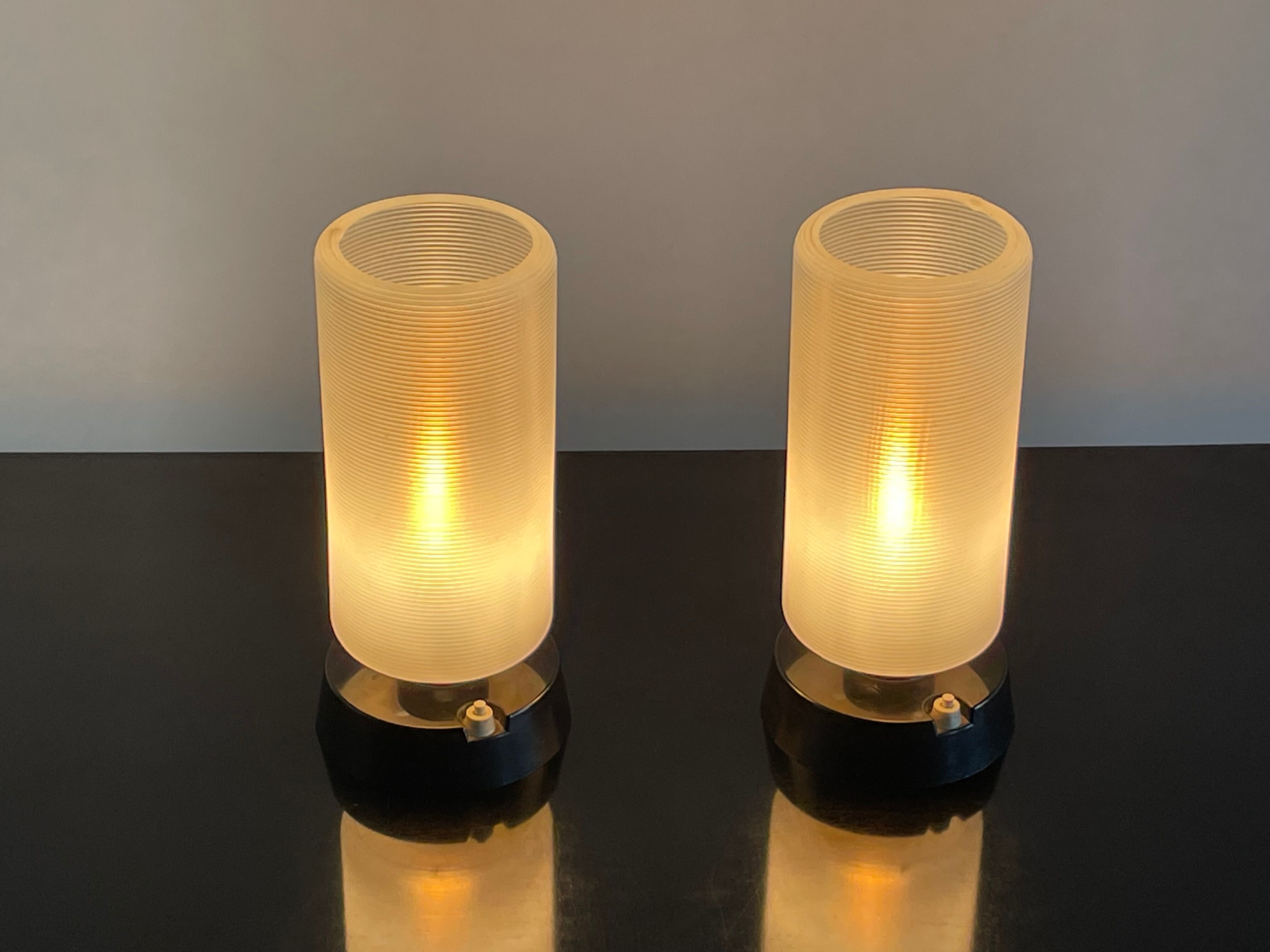 Pair of Space age table lamps