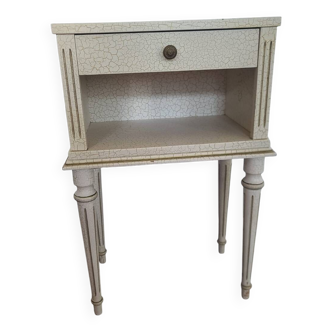 Table de chevet vintage en bois