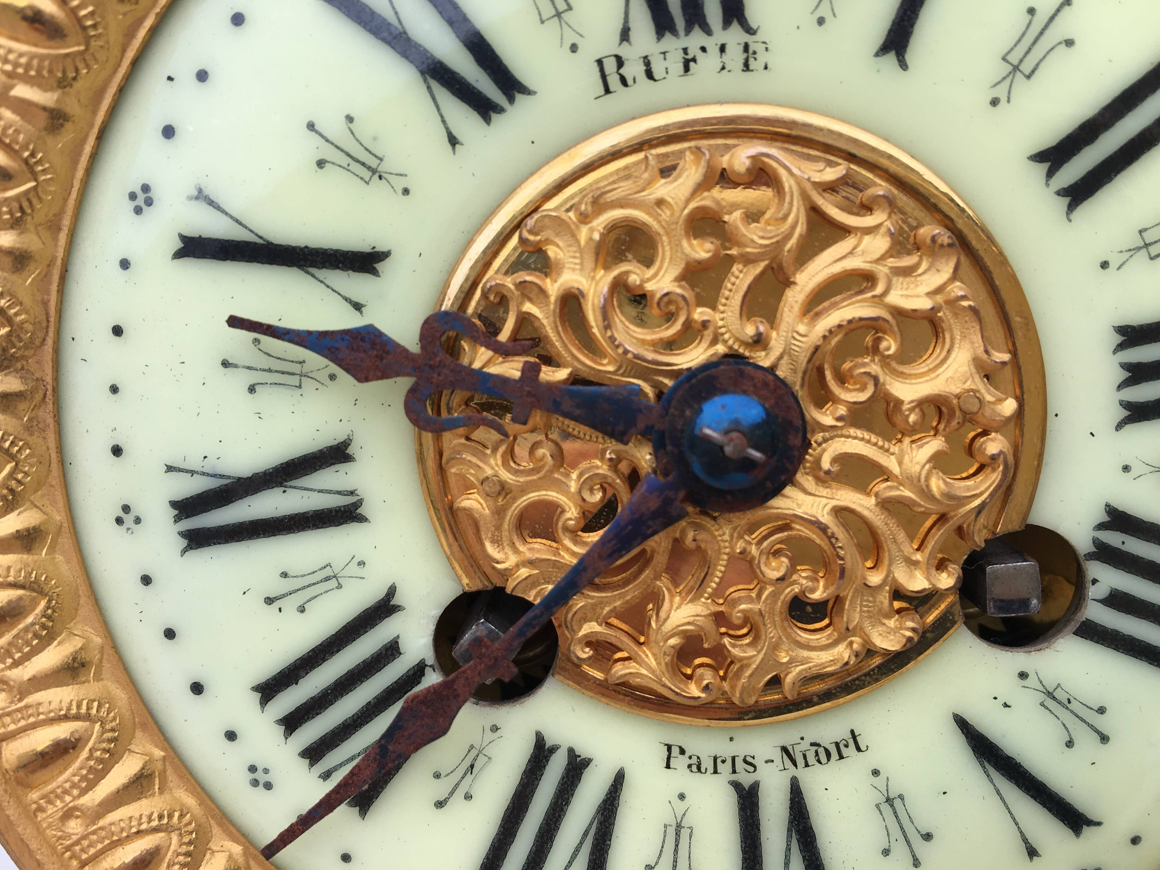 Antique clock p japy & cie 1878