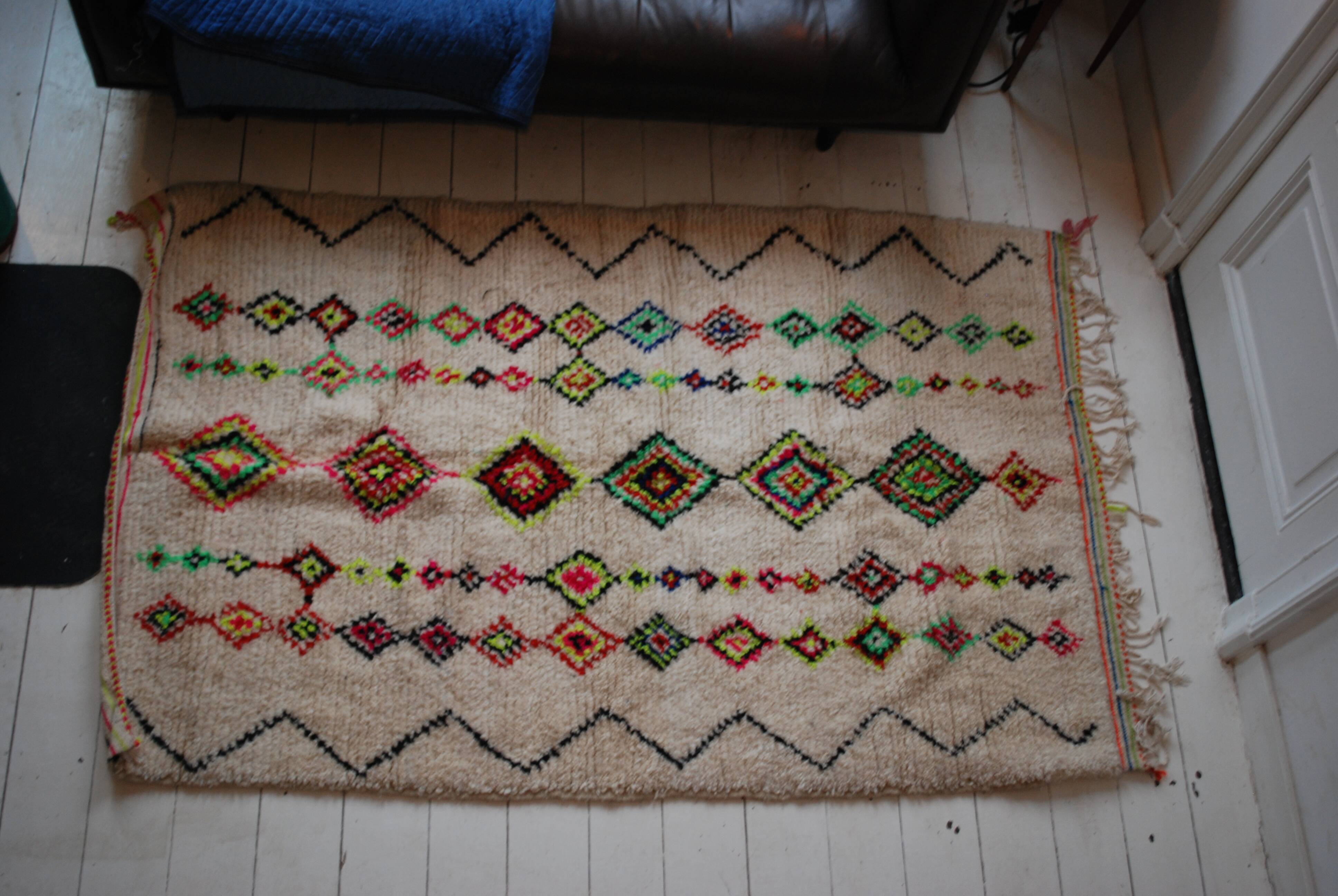 Berber carpet 100% wool - 150x235cm