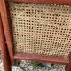 Pair of Italian folding chairs in vintage canning