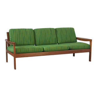 Teak & Wool 3-Seat Sofa by Arne Wahl Iversen for Komfort, Denmark