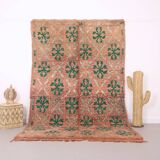 Vintage Moroccan Rug 185 x 290 cm - Old Boujaad Rug - Berber Rug Handmade