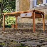 70s Scandinavian desk by Rud Thygesen and Johnny Sorensen for Magnus Olsen