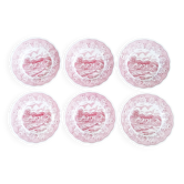 6 Assiettes creuses en porcelaine  anglaise Italienne : Swiss  Landscape