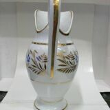 Paris porcelain needle swan collar handle