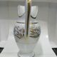 Paris porcelain needle swan collar handle