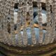 Lustre/basket ceiling / brass hot air balloon and glass
