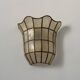 Vintage wall light, mother-of-pearl and brass, France, 1970.