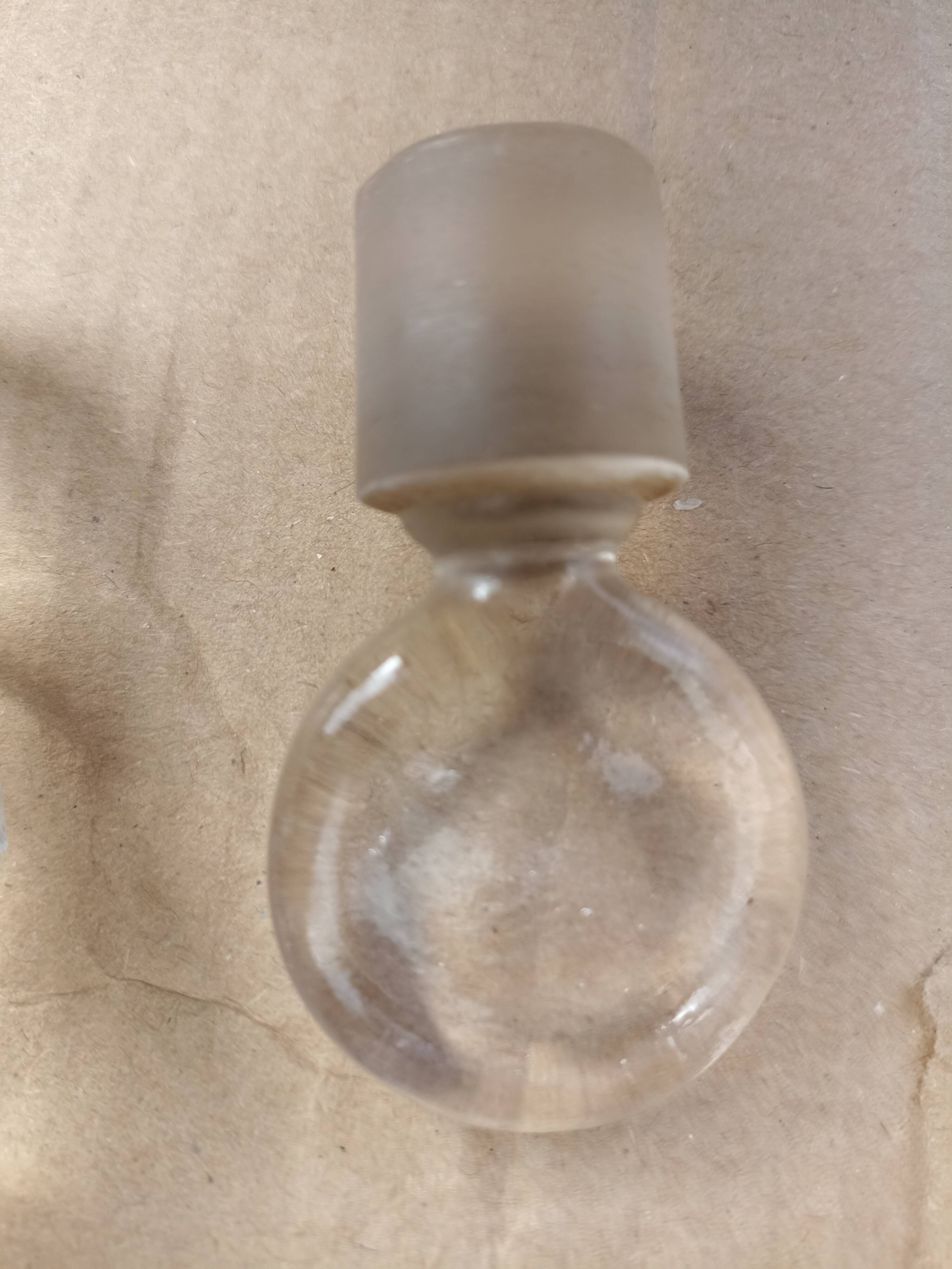 Lot de 6 bouchons de carafe en verre