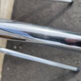 Black marbled formica chairs