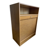 Low storage unit, 70s/80s three height-adjustable shelves