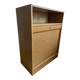 Low storage unit, 70s/80s three height-adjustable shelves