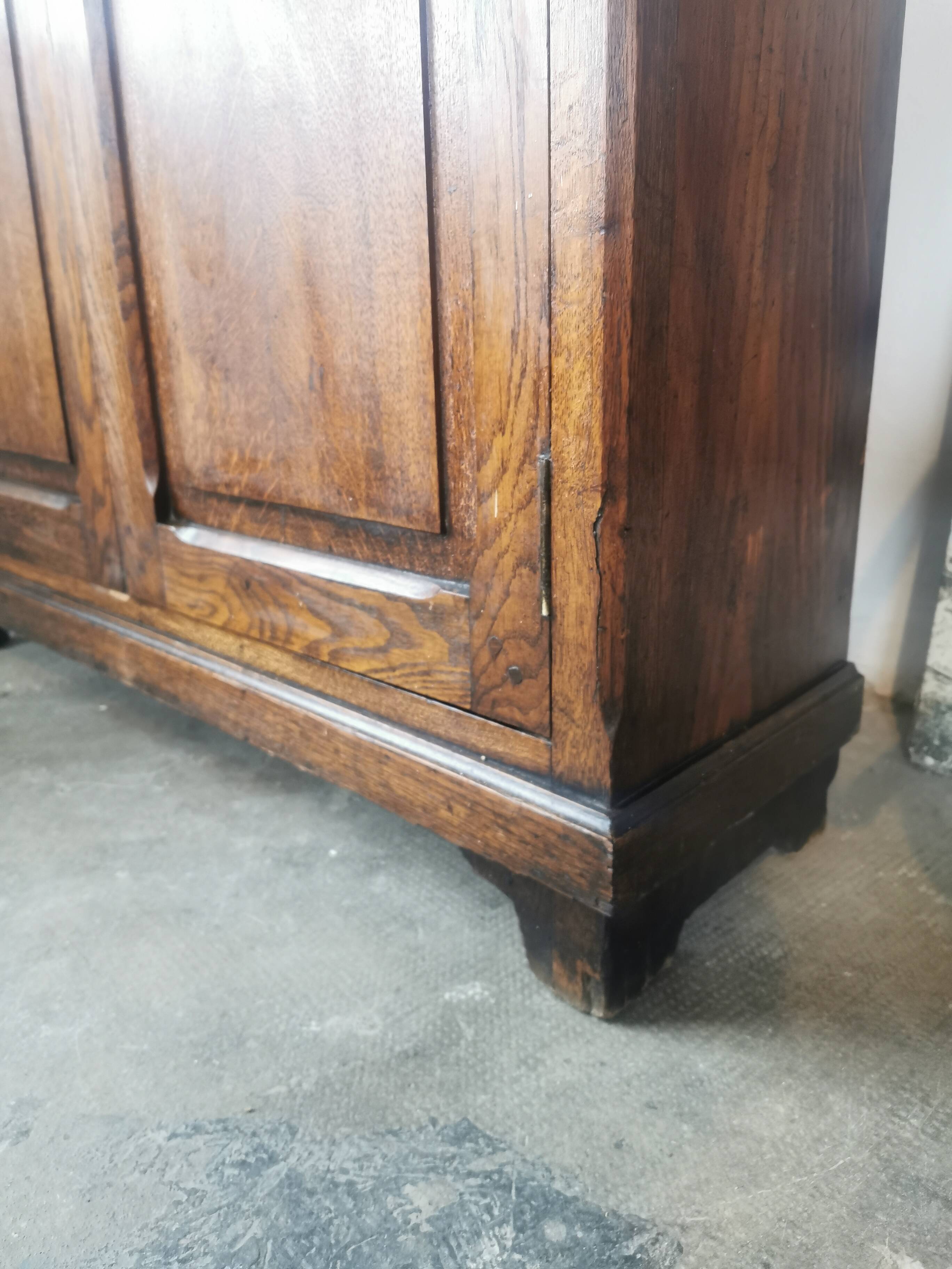 Display cabinet, oak bookcase from the 20s