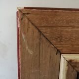 Old oil framed on panel