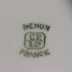 Presentation plate, pedestal