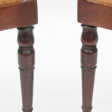 Series of 4 gondola chairs