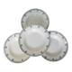 4 assiettes creuses vintage de St Amand 211239