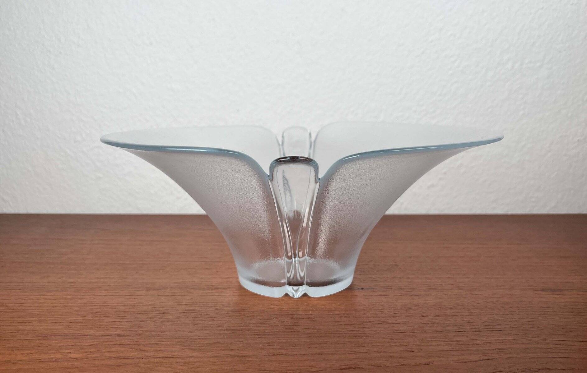 Vintage Danish glass bowl by Holmegaard, 1970s