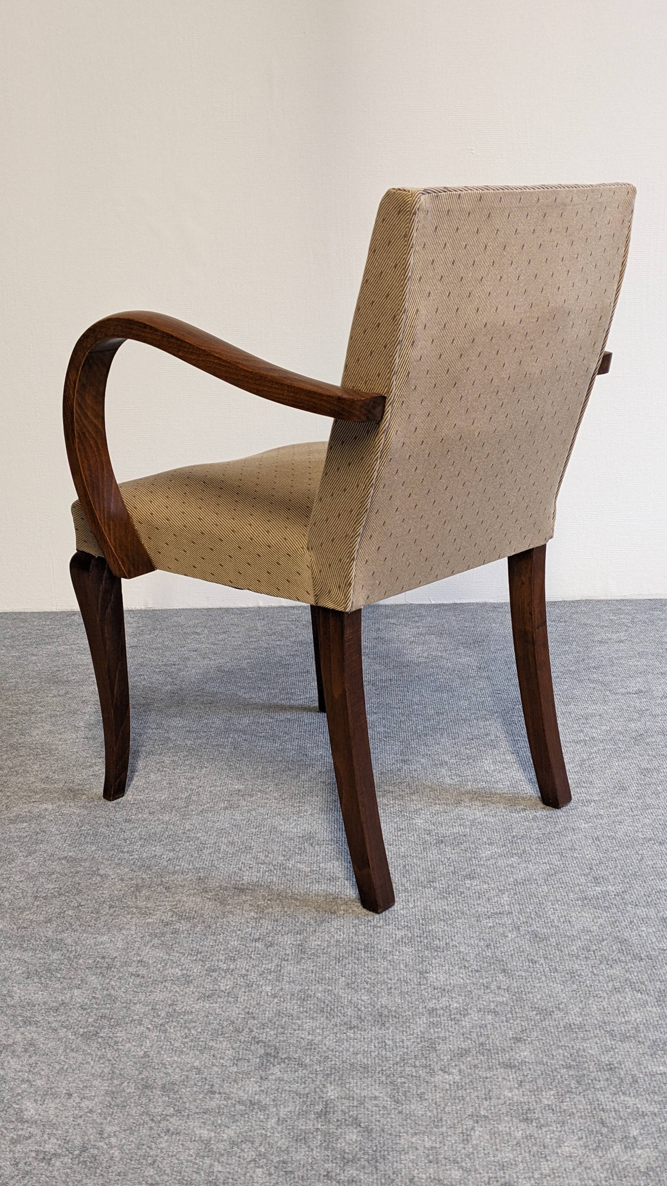 Paire de fauteuils bridge Art déco vers 1930