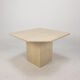 Italian Travertine Coffee Table, 1980s