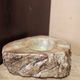 Ashtray in alabaster, brutalist style, Italy 1960.