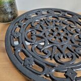 Decotec black glazed cast iron trifle