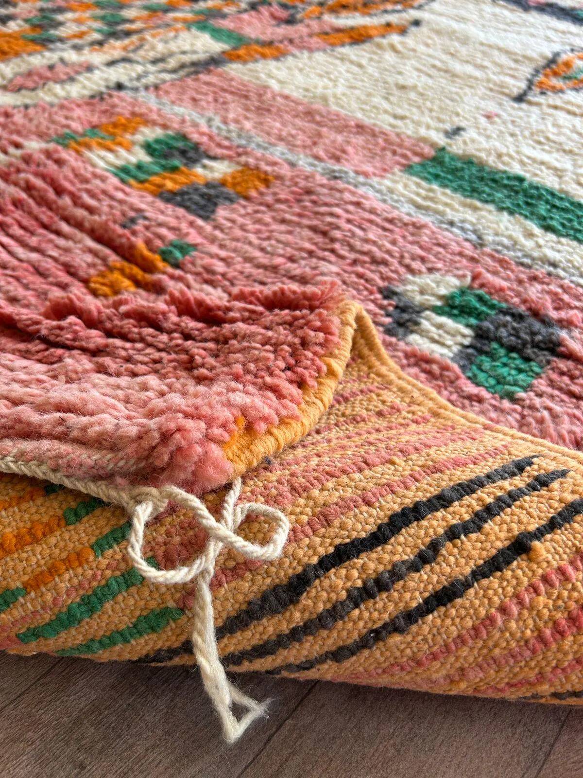 Handmade traditional carpet 250cm x 150cm Moroccan