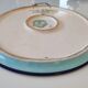 Superb enamel dish from Longwy, signed, year 1940.