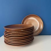 Lot de 6 assiettes Brenne Grès de France vintage – Service en grès bei
