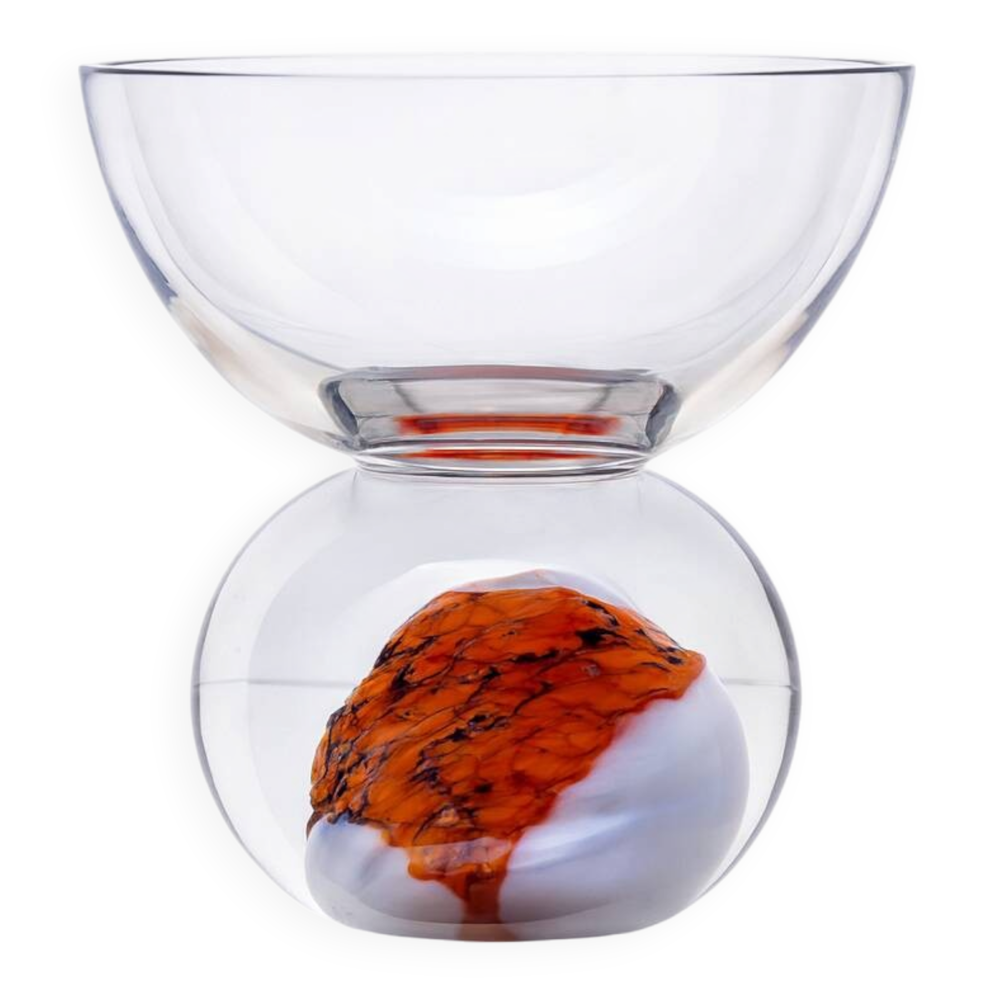 Mid-Century Decorative Glass Piece, 1970s