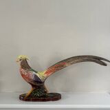 Art Deco ceramic pheasant by Lucien Alliot