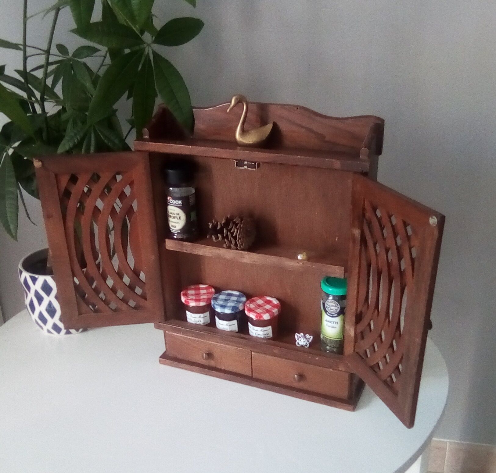 Vintage wall cabinet