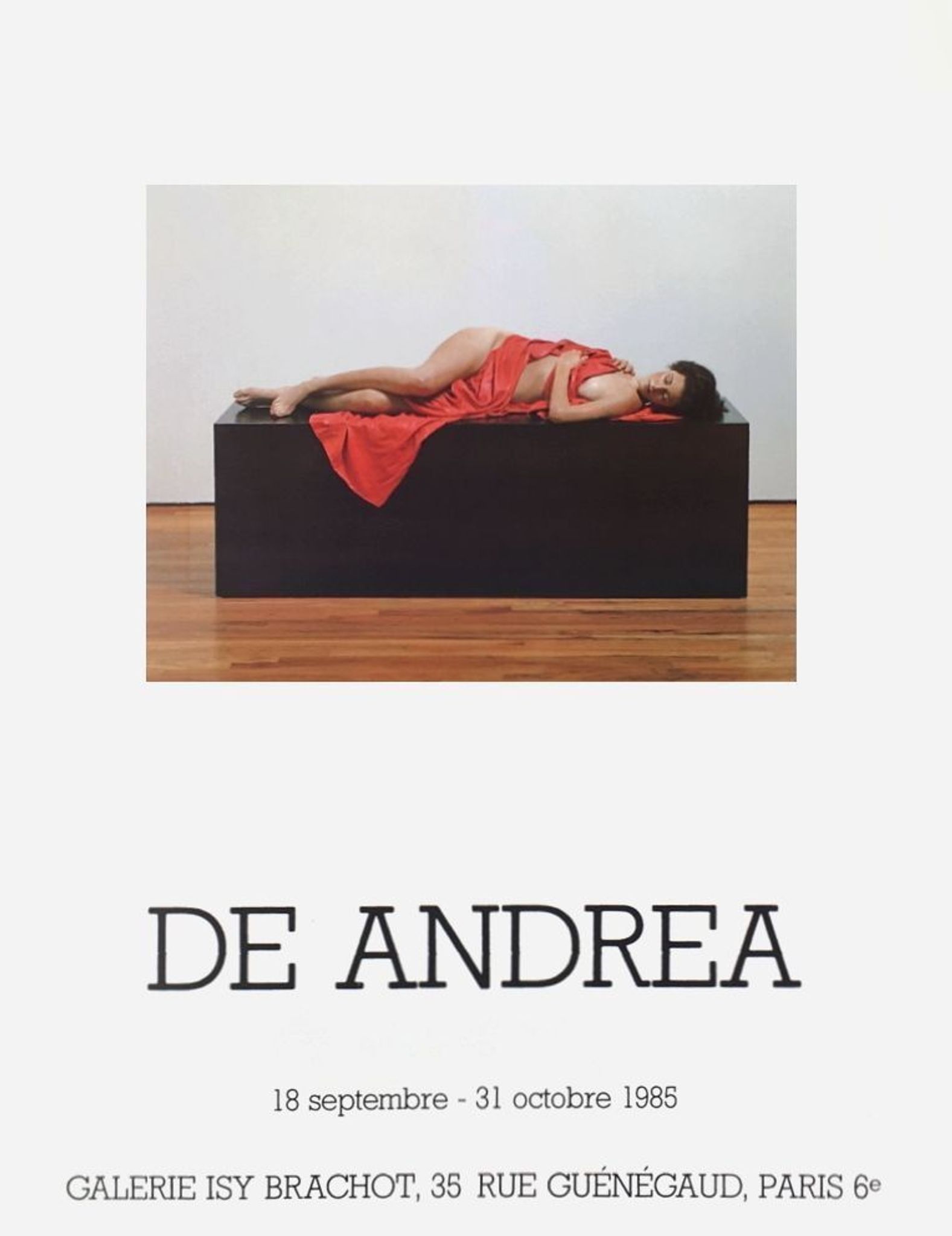 Affiche John Louis De Andrea 1985