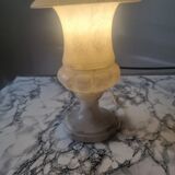 Lampe à poser en albatre vintage