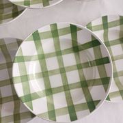 Set of 6 deep plates Moulin des Loups, Tablecloth