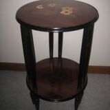 Former sellette 1900 marquetry