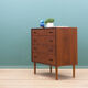 Teak chest of drawers, danish design, 1970s, made in denmark