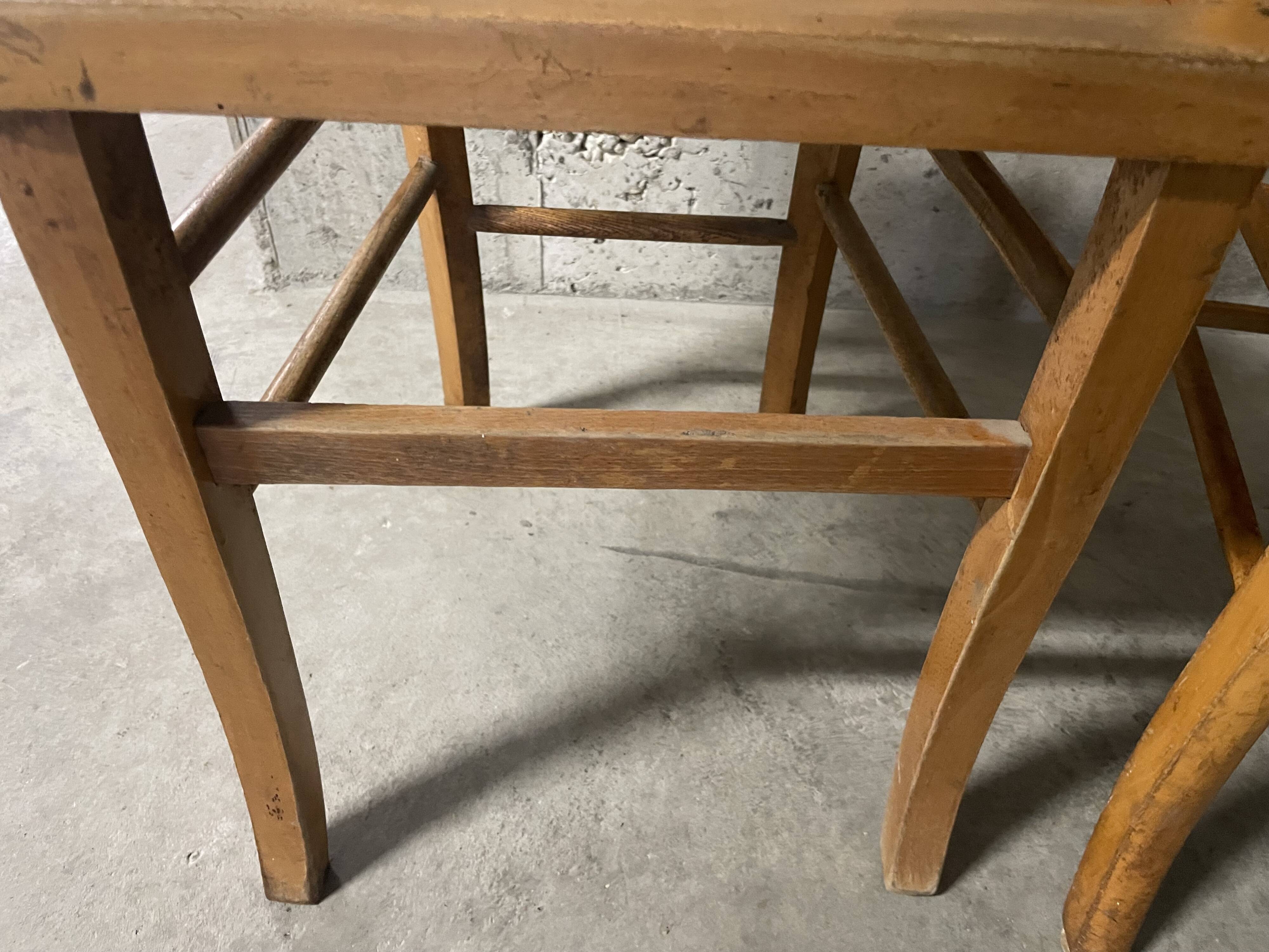 Pair of 1950s bistro chairs