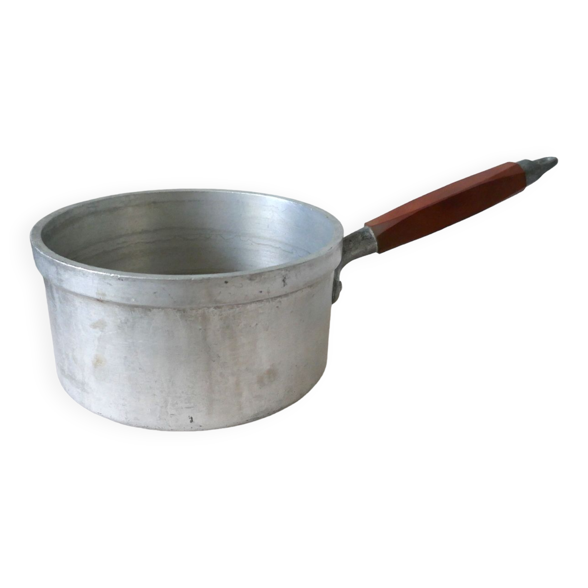 Pure aluminum saucepan Tournus Unis France 50s