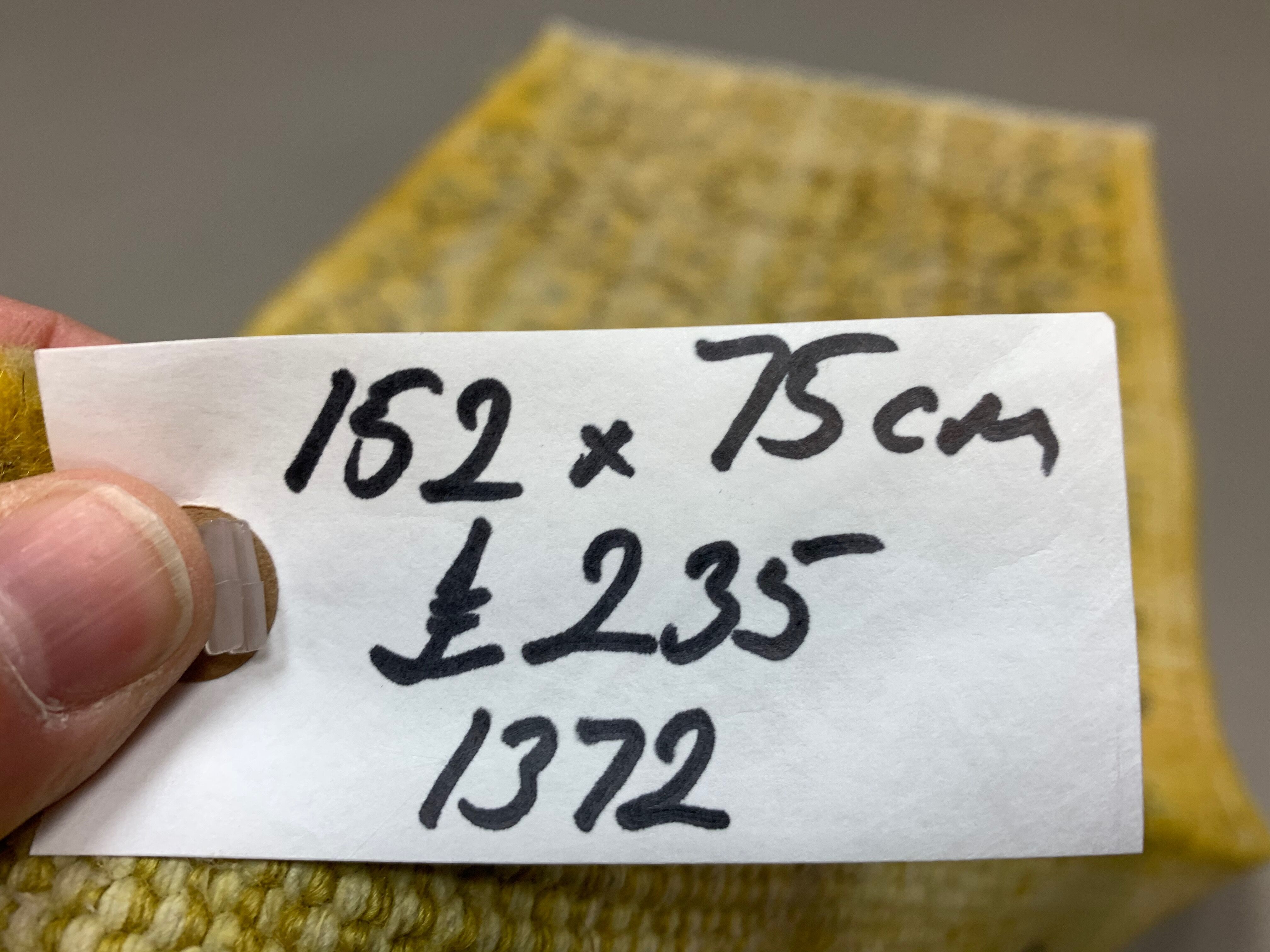 Distressed turkish runner 152x75 cm