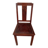 Chaise en cuir