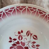 16 mismatched antique deep plates