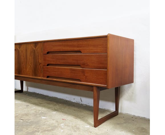 Enfilade en teck et bois de rose pour Younger années 60
