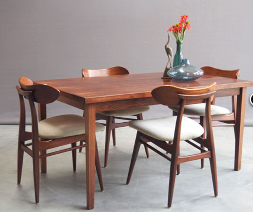 Table en palissandre années 60