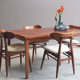 Table en palissandre années 60