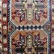 Vintage Kazakh silk rug 169x113cm